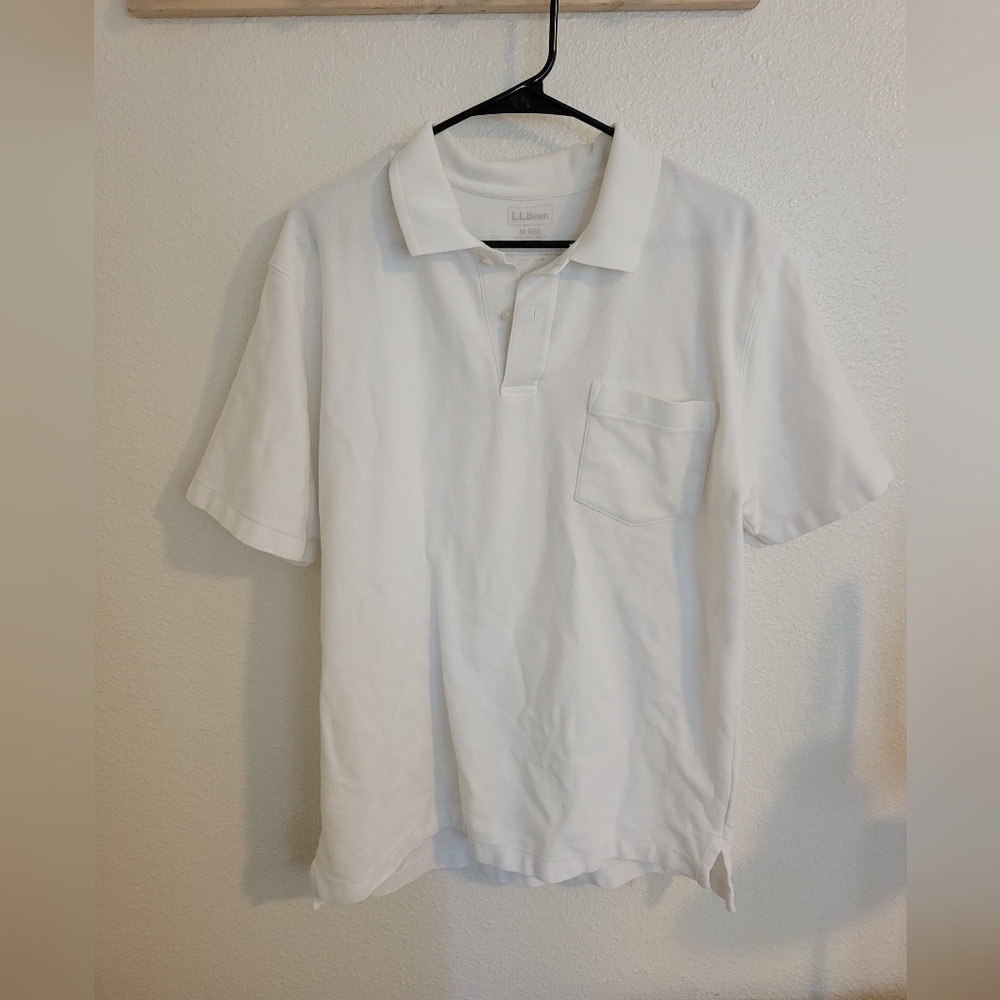 L.L. Bean Men's Polo Shirt Bundle, 5 Shirts, Size Medium, 100% Cotton - Picture 6 of 9